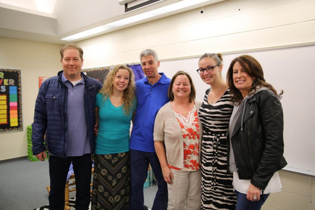 Mrs. Cerney with her famiy