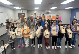 Miss Goralczyk 4th grade classes' birdhouses