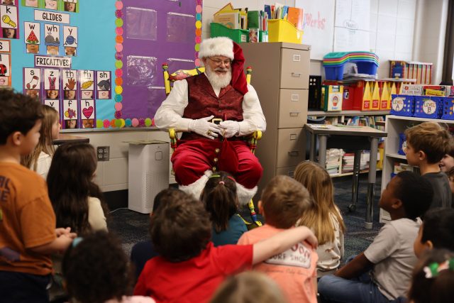 Santa Visits Meadow's Edge
