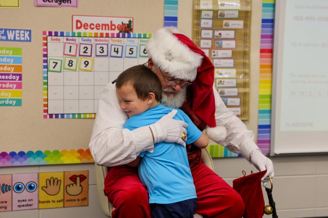 Santa Visits Meadow's Edge