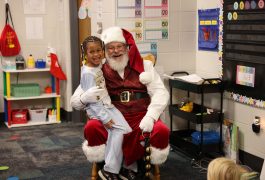 Santa Visits Meadow's Edge
